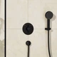 Смеситель для душа Hansgrohe Duo Turn S термостатический, черный матовый (75418670) - изображение 3