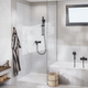 Смеситель для душа Grohe Cubeo однорычажный, черный матовый (1018242430) - изображение 4
