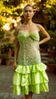 Платье-сарафан «Lime Couture» by Geordio Armani салатовый 34 - изображение 4