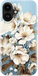 Etui na smartfon Evelatus Slim Shell with Magsafe Customized Print Design Flower do Apple iPhone 16 Blue (EVEA16SSMCFB) - obraz 2