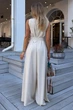 Комбинезон Jadone Fashion Вива XS бежевый - изображение 8