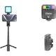 Свет Ulanzi VL49RGB черный комплект с Bluetooth-ручкой и подставкой, магнитный полноцветный, для съемки - изображение 1