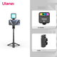Свет Ulanzi VL49RGB черный комплект с Bluetooth-ручкой и подставкой, магнитный полноцветный, для съемки - изображение 5