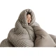 Ковдра JD Puffy Warm зимова тепла, клас А, коричнева, 2x2.3 м - зображення 1