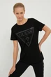 Женская футболка Guess с принтом L черная (WCF0000555) - изображение 2