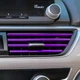 Декоративные молдинг-полоски для вентиляционных решеток автомобилей AutoAccent, комплект из 20 штук, фиолетовые - изображение 2