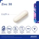 Цинк Pure Encapsulations (Zinc) 30 мг 180 капсул - изображение 5
