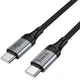 Дата кабель HOCO X121 Nuevo Type-C to Type-C 60W (1.5m) (Black) (254474) - зображення 5