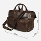 Сумка портфель мужская из натуральная кожи Vintage leather-14074 Коричневая - изображение 11