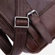 Сумка мессенджер через плечо мужская из натуральная кожи Vintage leather-14089 Коричневая - изображение 8