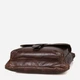 Сумка планшет через плечо мужская из натуральная кожи Vintage leather-14091 Коричневая - изображение 7