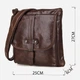 Сумка планшет через плечо мужская из натуральная кожи Vintage leather-14091 Коричневая - изображение 14