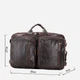 Сумка портфель мужская из натуральная кожи Vintage leather-14106 Коричневая - изображение 14
