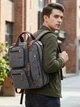 Сумка портфель мужская Vintage leather-14480 Серая - изображение 2