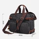 Сумка портфель мужская Vintage leather-14480 Серая - изображение 13