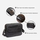 Сумка кросс боди через плечо мужская из натуральная кожи Vintage leather-14548 Черная - изображение 8