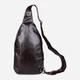 Сумка слинг через плечо мужская из натуральная кожи Vintage leather-14559 Коричневая - изображение 3