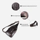 Сумка слинг через плечо мужская из натуральная кожи Vintage leather-14559 Коричневая - изображение 12