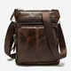 Сумка кросс боди через плечо мужская из натуральная кожи Vintage leather-14608 Коричневая - изображение 1