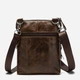 Сумка кросс боди через плечо мужская из натуральная кожи Vintage leather-14608 Коричневая - изображение 3