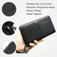 Кошелек мужской кожаный для карточек Vintage leather-14656 Черный - изображение 7