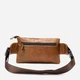Чоловіча шкіряна сумка на пояс (бананка) Vintage leather-14658 Руда - изображение 3