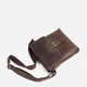 Сумка кросс боди через плечо мужская из натуральная кожи Vintage leather-14675 Коричневая - изображение 5