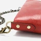 Кошелек женский кожаный для карточек Vintage leather-14680 Красный - изображение 10