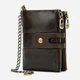Кошелек кожаный для карточек Vintage leather-14682 Коричневый - изображение 1