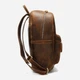 Рюкзак мужской из натуральной кожи вмещает формат А4 Vintage leather-14699 Коричневый - изображение 4