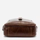 Сумка планшет через плечо мужская из натуральная кожи Vintage leather-14700 Коричневая - изображение 5