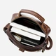 Сумка планшет через плечо мужская из натуральная кожи Vintage leather-14700 Коричневая - изображение 6