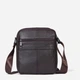 Сумка планшет через плечо мужская из натуральная кожи Vintage leather-14759 Коричневая - изображение 3