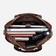 Сумка портфель мужская из натуральная кожи Vintage leather-14836 Коричневая - изображение 9