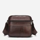 Сумка кросс боди через плечо мужская из натуральная кожи Vintage leather-14988 Коричневая - изображение 3