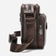 Сумка кросс боди через плечо мужская из натуральная кожи Vintage leather-14988 Коричневая - изображение 8