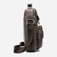 Сумка планшет через плечо мужская из натуральная кожи Vintage leather-20028 Серая - изображение 5