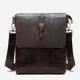 Сумка планшет через плечо мужская из натуральная кожи Vintage leather-20039 Коричневая - изображение 1