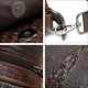 Сумка планшет через плечо мужская из натуральная кожи Vintage leather-20039 Коричневая - изображение 9