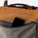 Дорожня сумка чоловіча Vintage leather-20191 Сіра - зображення 8