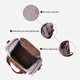 Дорожня сумка чоловіча Vintage leather-20191 Сіра - зображення 13