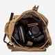 Рюкзак тканевый 23 л вмещает формат А4 Vintage leather-20134 Коричневый - изображение 5