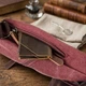 Рюкзак женский тканевый 3 л вмещает формат А4 Vintage leather-20195 Малиновый - изображение 14