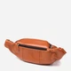 Сумка на пояс бананка мужская из натуральная кожи Vintage leather-14944 Рыжяя - изображение 8