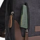 Сумка слинг через плечо мужская Vintage leather-20077 Черная - изображение 8