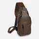 Сумка слинг через плечо мужская из натуральная кожи Vintage leather-14390 Коричневая - изображение 1