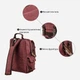 Сумка планшет через плечо мужская Vintage leather-20140 Малиновая - изображение 8