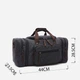 Дорожня сумка чоловіча Vintage 20080 Чорна - зображення 6