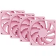 Комплект вентиляторів HYTE FA12 4-pack 120 мм Pink (FAN-HYTE-FA12-SM-4) - зображення 1