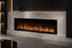 Электрокамин с обогревом Dimplex Ignite Evolve 60 Oak Logs (EVO1500OakLogs) с цельными дровами дуб, кристаллами стекла, цветами пламени и подсветки наполнения, управление через приложение, размер 1560x419x152 - изображение 5